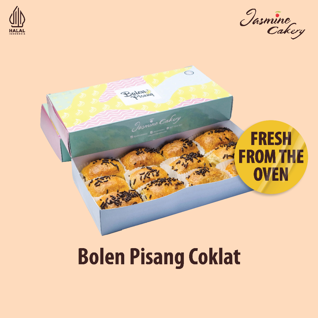 

KUE BOLEN PISANG COKLAT / CAKE BOX