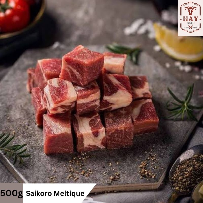

Daging Sapi Saikoro Meltique Halal 500g Frozen Food