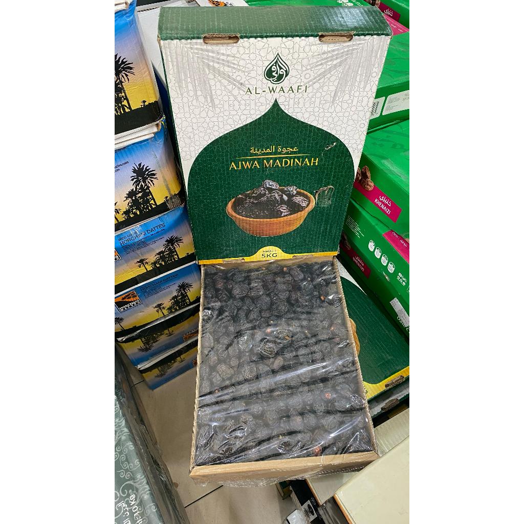 

Kurma Ajwa Alwafii Alnuzha Super Premium Grade A Plus Medina Dates Madinah Aliyah