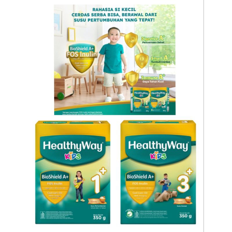 

Healthyway 1+/3+ Madu Box 350 gr