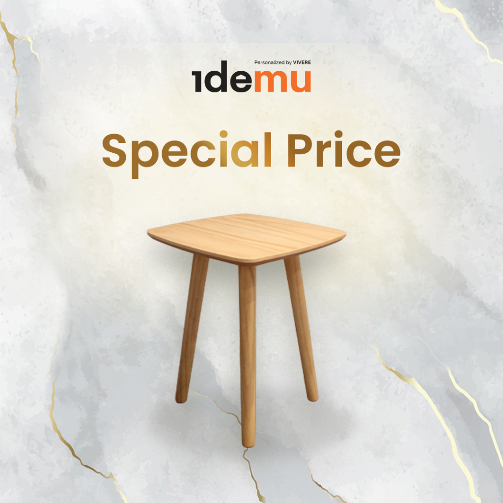 Display Sale - IDEMU Verde Meja Sudut Kotak Furniture Minimalis