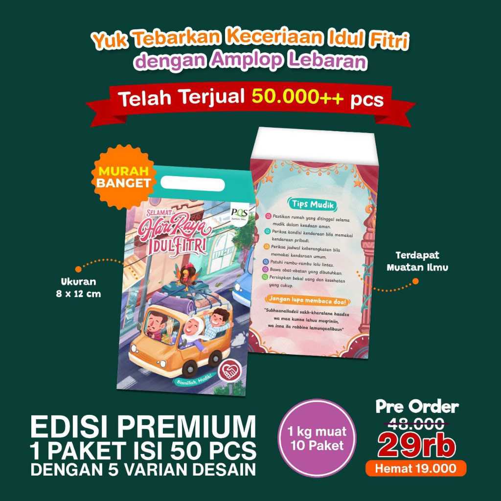 

AMPLOP LEBARAN PREMIUM