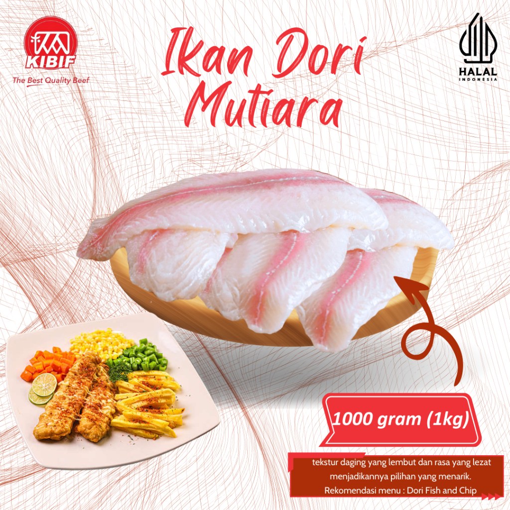 

Ikan Dori Mutiara 1kg