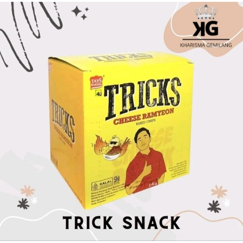 

Tricks -Tricks 150g (1 box isi 10 pcs snack baked chips potato kentang box isi 10 original