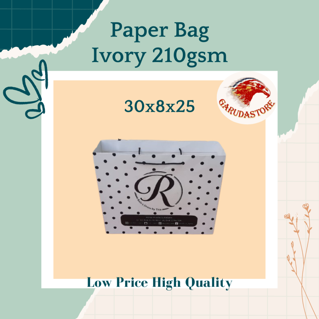 

Paperbag Custom , Paper Bag Murah , Paperbag Olshop Murah Size Medium