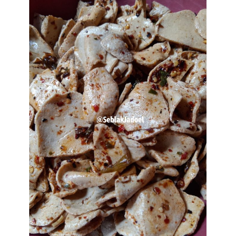 

KERIPIK BASRENG BUMBU DAUN JERUK NETTO 250 GRAM