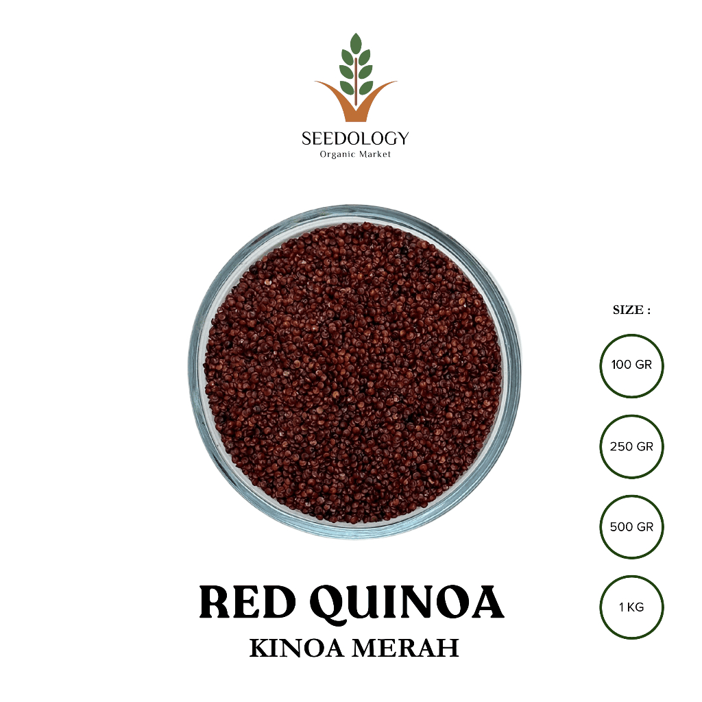 

Organic Red Quinoa 250gr - Quinoa Merah Organik Premium