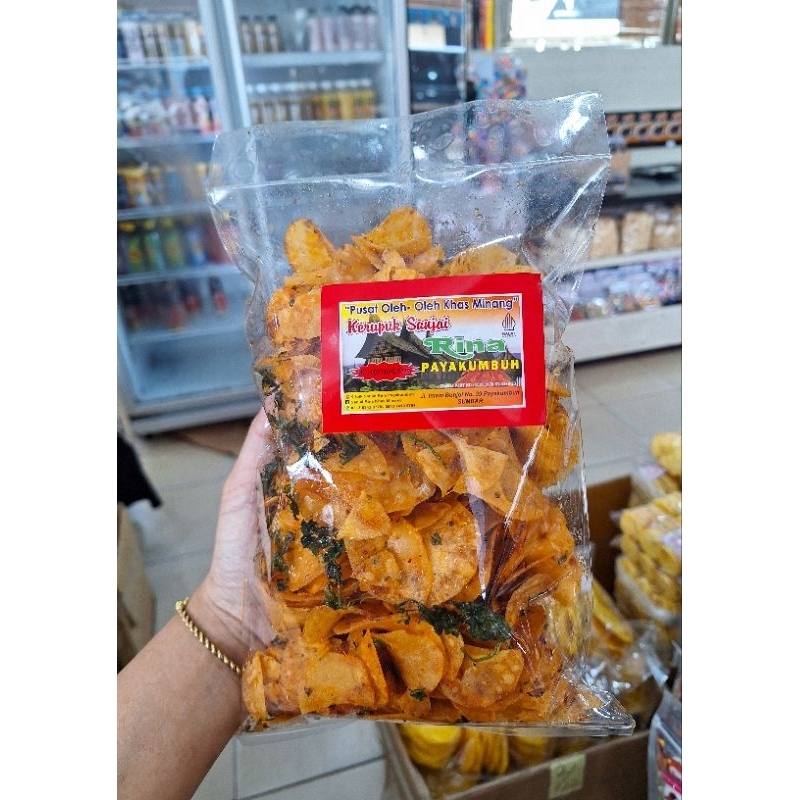 

kerupuk cabe/lado seledri sanjai rina - 250 gram