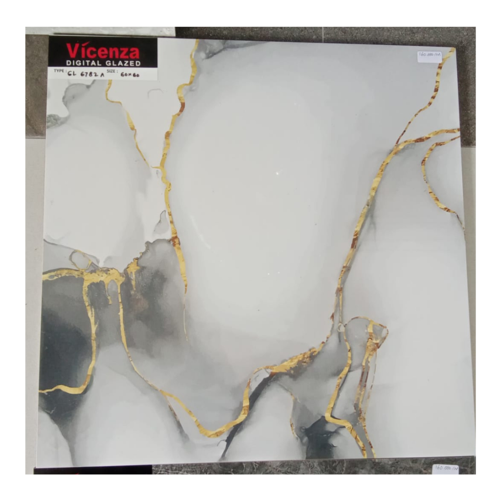 GRANIT VICENZA UKURAN 60X60 UNTUK LANTAI DAN DINDING GLOSSY