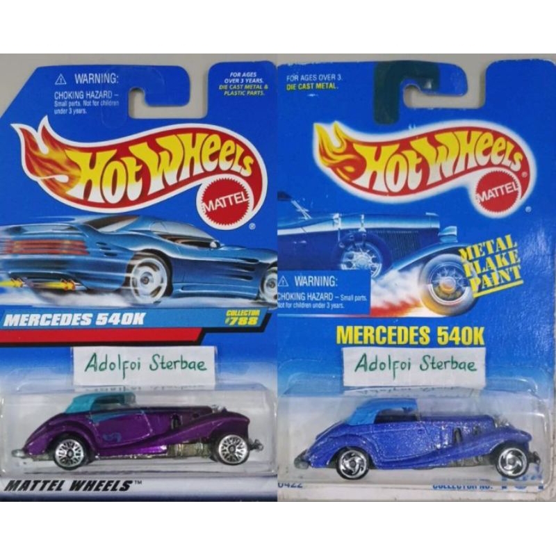 hotwheels hot wheels mercedes 540K 540 K mercedes-benz metal flake paint