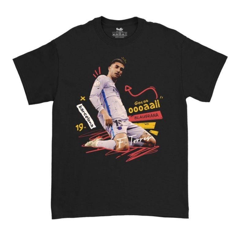 KAOS SEPAK BOLA FERRAN TORRES BARCELONA FOOTBALL PLAYER T-SHIRT 24S