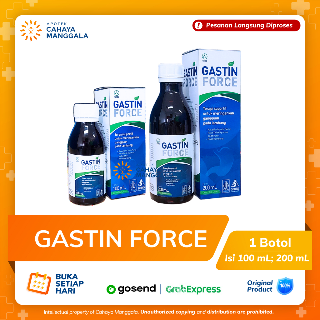 GASTIN FORCE SIRUP OBAT HERBAL LAMBUNG