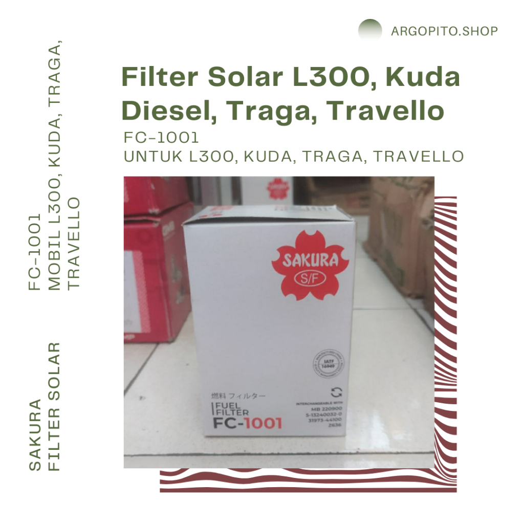 Filter Solar L300 Diesel Sakura (FC-1001)