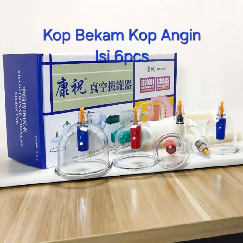 Kop Bekam Kop Angin Alat bekam Kangzu Kangzhu isi 6pcs