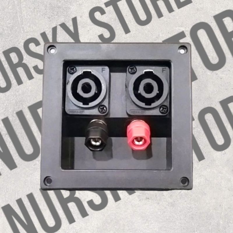 TERMINAL SPEAKER KOMBINASI SPIKON DAN KABEL PUTER PANEL SPEAKER