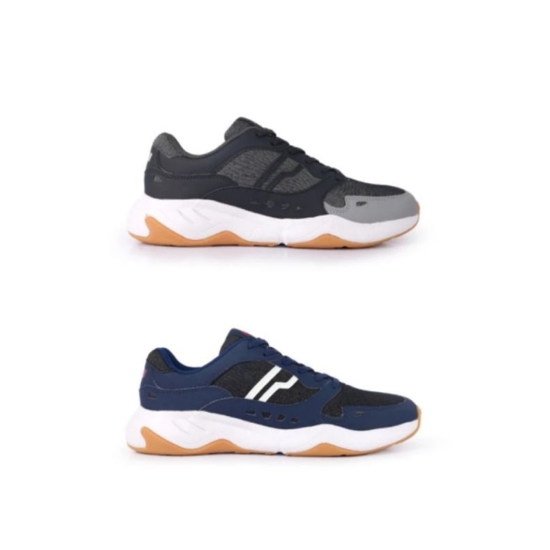 Sepatu Sneaker Piero Ergo ST Denim Casual New P21070 Navy Denim White Gum