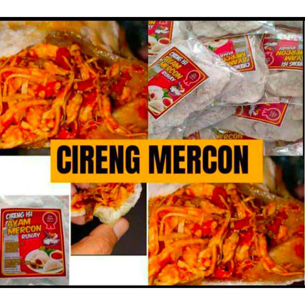 

Cireng Mercon Ruhay | Cireng isi ayam mercon | cireng Rujak 500gram | CEMILAN