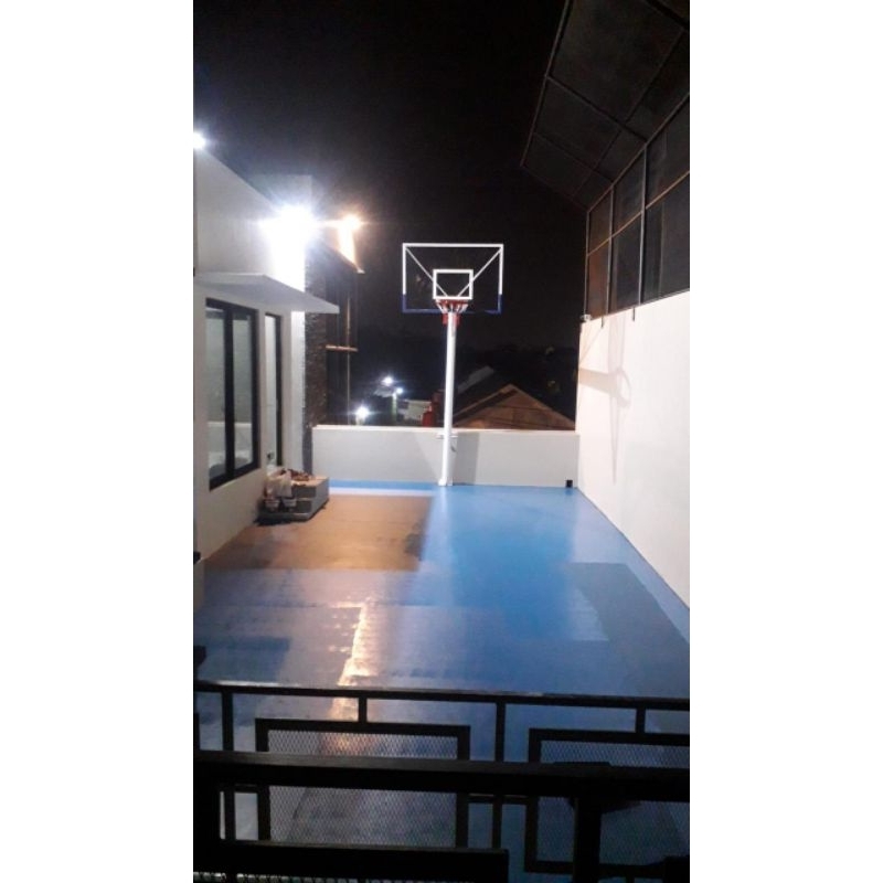 tiang basket tanam Fiba