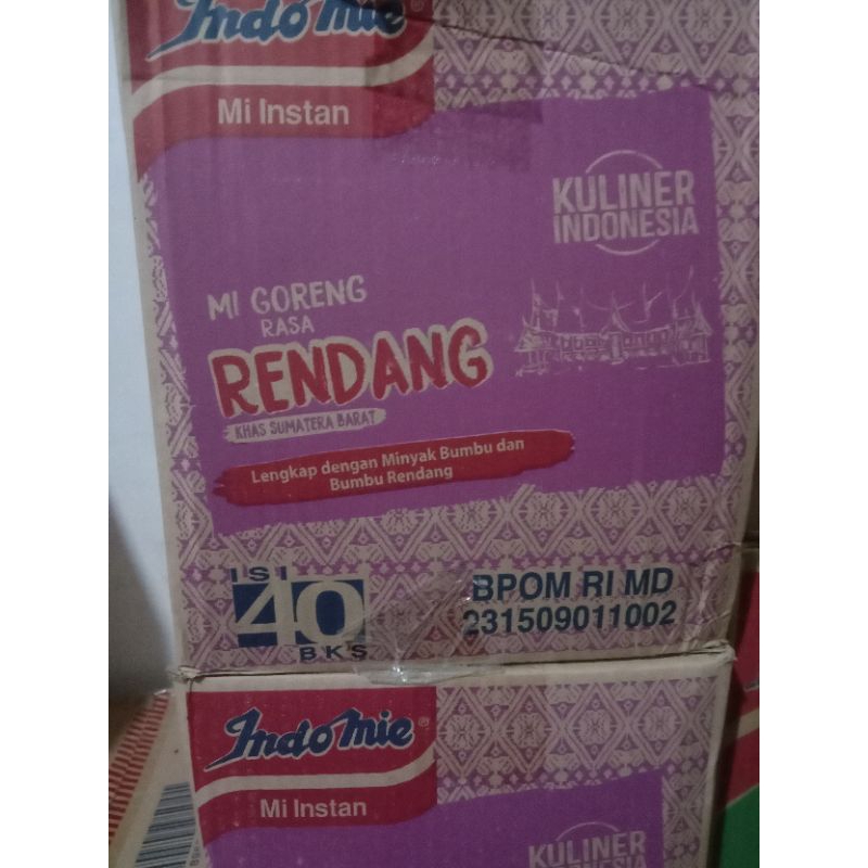 

Indomie rendang