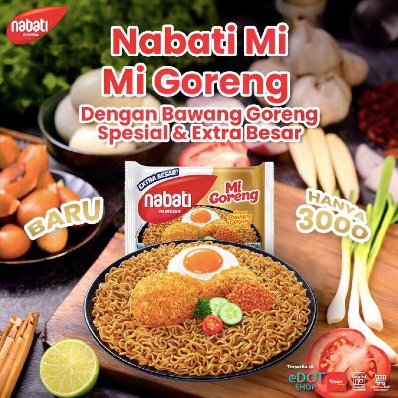 

MIE GORENG NABATI BAWANG GORENG