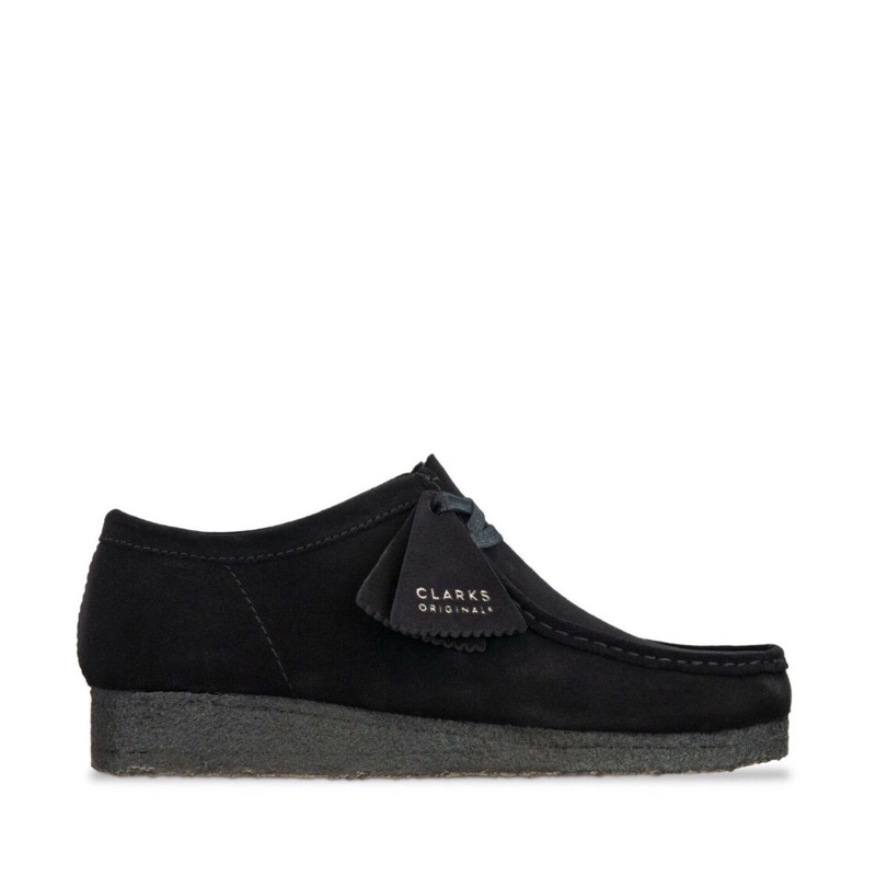 CLARKS WALLABEE BLACK LOW