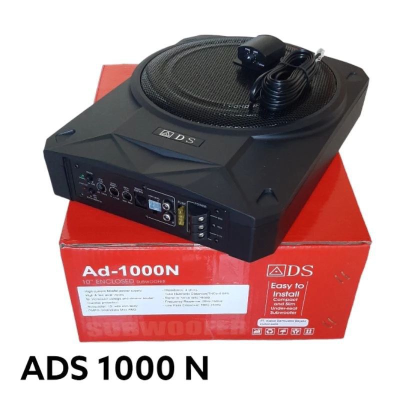 Subwoofer basstube Aktif ADS 1000 N 10 inch aktif bastube kolong