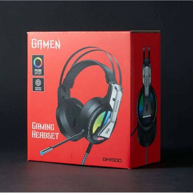 GAMEN GH1500 RGB GAME LIGHTING GAMING HEADSET