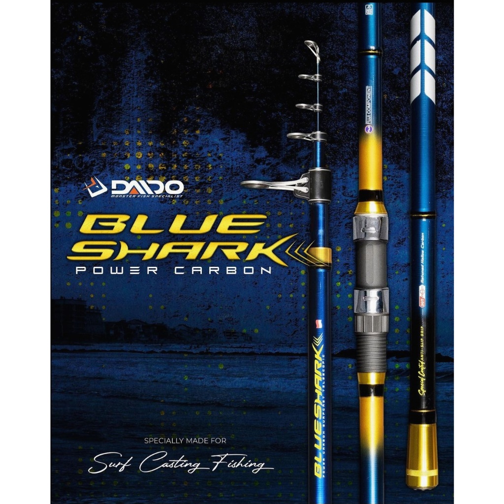 joran pasiran telescopic DAIDO BLUE SHARK 360 s/d 450 (ring fuji)