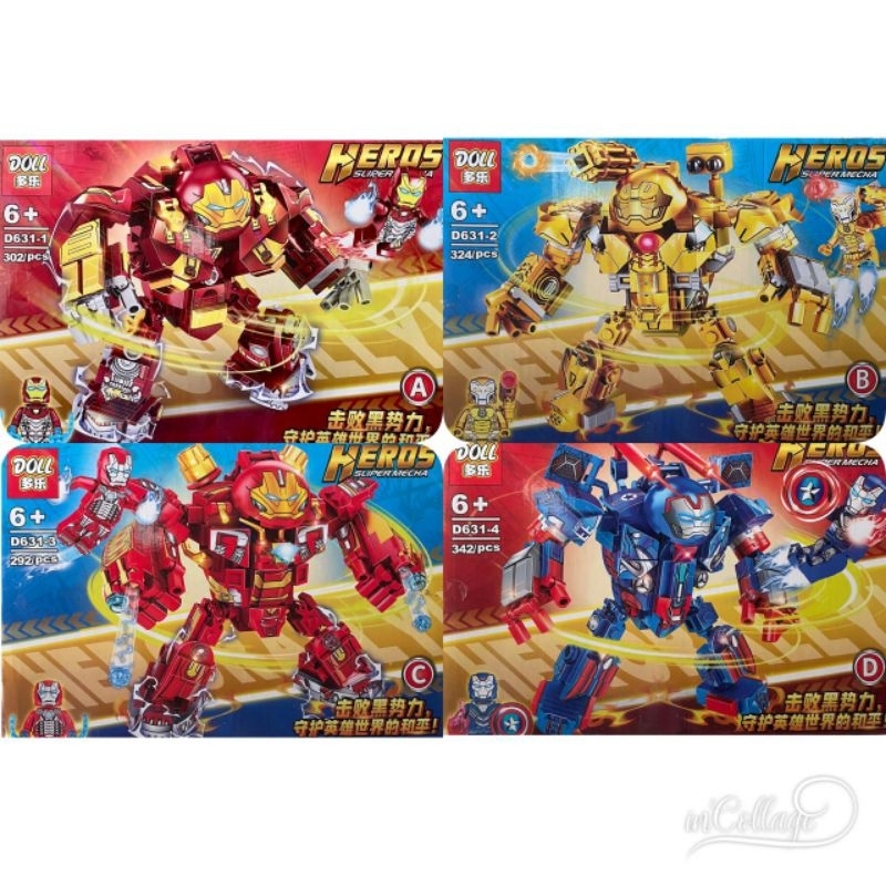 ironman hulkbuster jumbo include 2 in 1 ironman figure ironman lego ironman avenger ironman lego