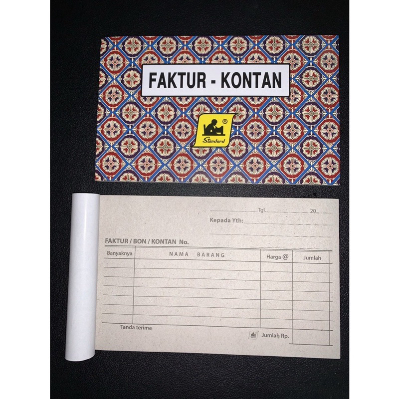 

Bon faktur Nota Kontan (tidak ada rangkap) harga perlusin 12pcs cuma
