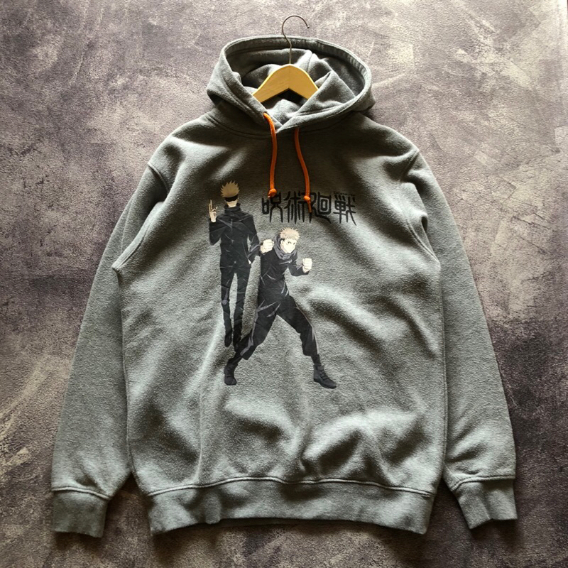 Hoodie Anime Jujutsu Kaisen Second O*fficial Merchandise , Hoodie anime second hoodie abu abu second
