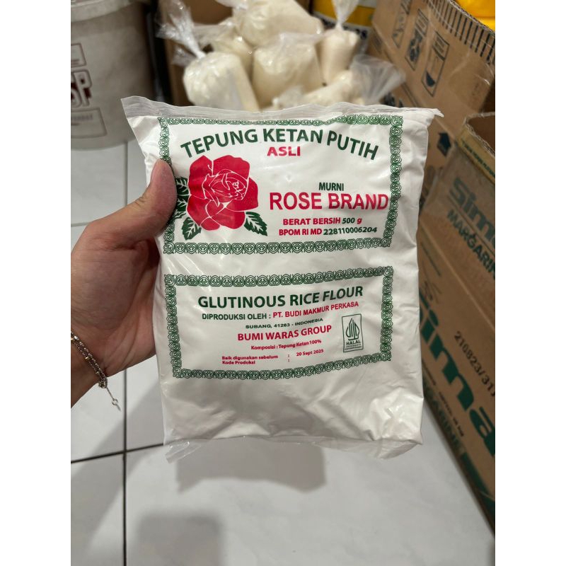 

Tepung Ketan Putih Rose Brand 500g
