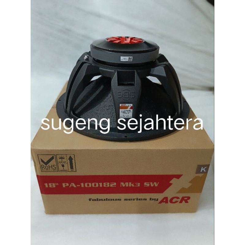Speaker ACR Fabulous 18 inch PA 100182-MK 3 wat 2000 Original