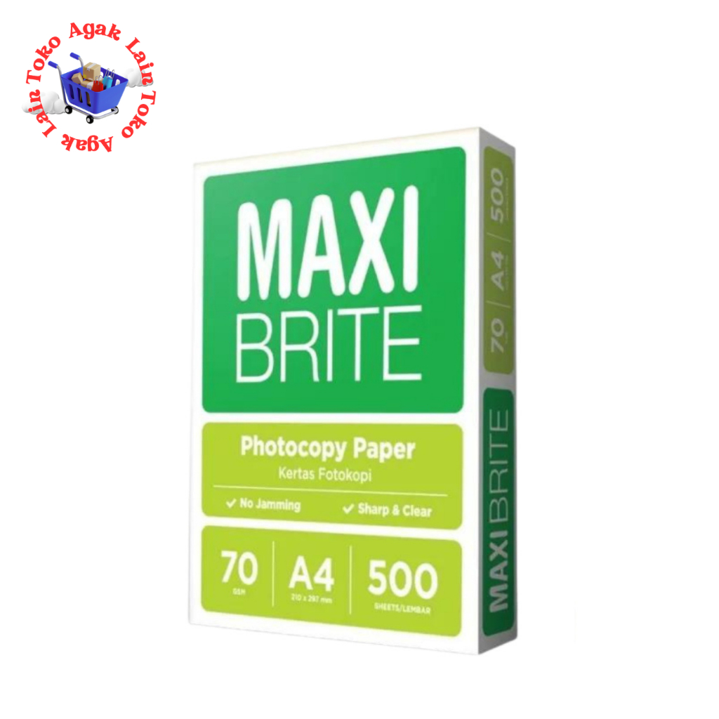 

Kertas HVS Maxi Brite A4 70gr Per Rim