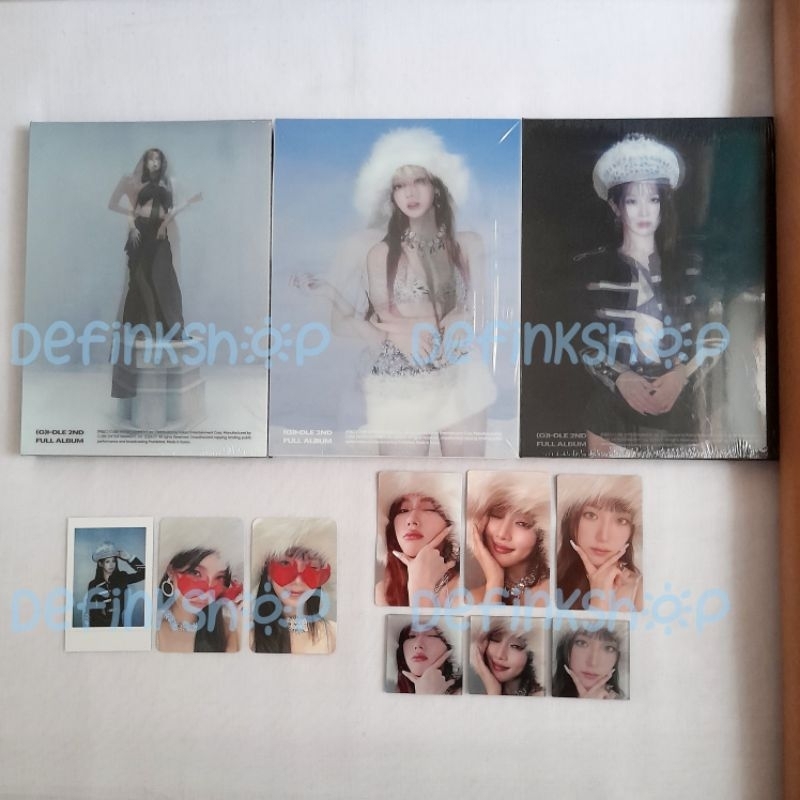 [READY STOCK] 2nd Full Album (G)I-DLE Gidle - 2 ver 0 1 2 Jewel Pocaalbum Poca ver Sealed + Rolled P