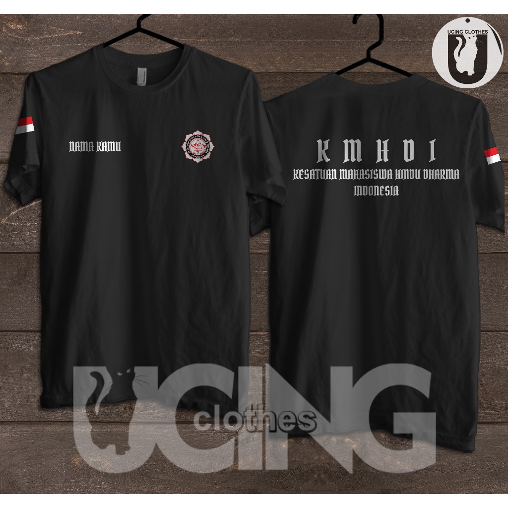 Kaos Baju KMHDI Kesatuan Mahasiswa Hindu Dharma Indonesia Gratis Nama Kaos Distro