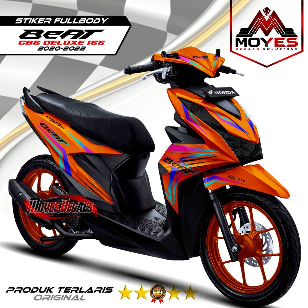 (COD) Decal Sticker Honda Beat DELUXE DELUXE 2020 2021 2022 2023 Fullbody Stiker Modifikasi Variasi