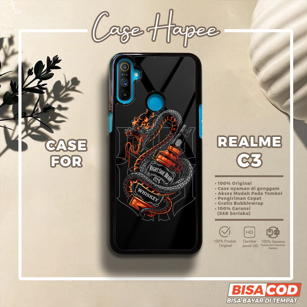 Case Realme C3 Casing Realme C3 [DRGN] Casehapee Case Glossy Case Aesthetic Custom Case Premium Soft