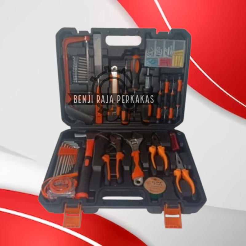 JLD MS-A-102 SET 102 pcs TOOL KIT Alat Pertukangan  HAND TOOLS PAKET TOOLKIT SET LENGKAP TOOLBOX HAN