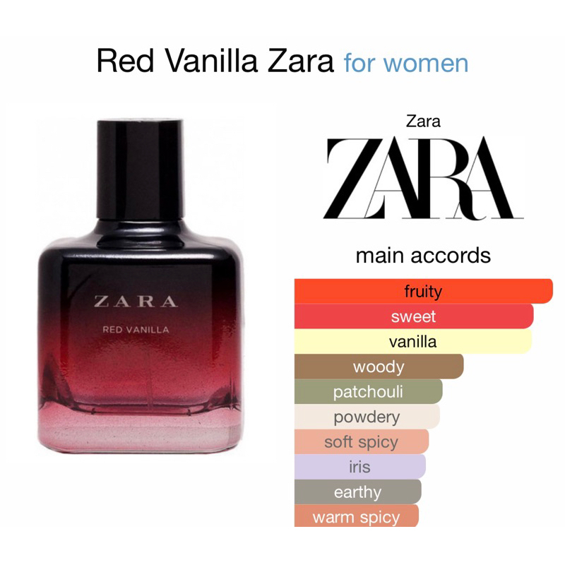 PERFUME ZARA RED VANILLA FOR WOMEN
