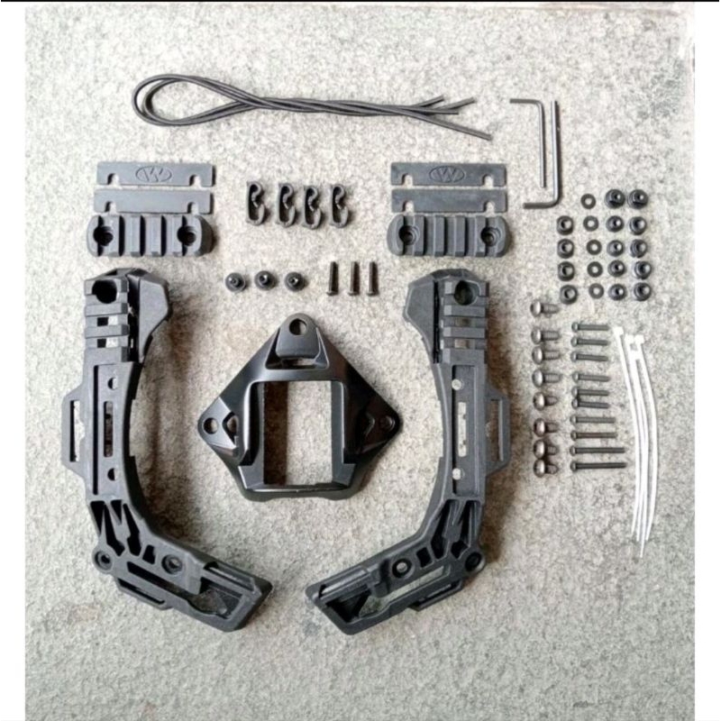 Rell Helm Wendy dan Monting Segitiga Helm Tactical / Rell Helm Wendy FMA Tactical