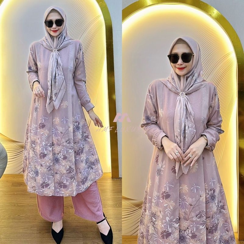 arasya set hijab by hmf luxury