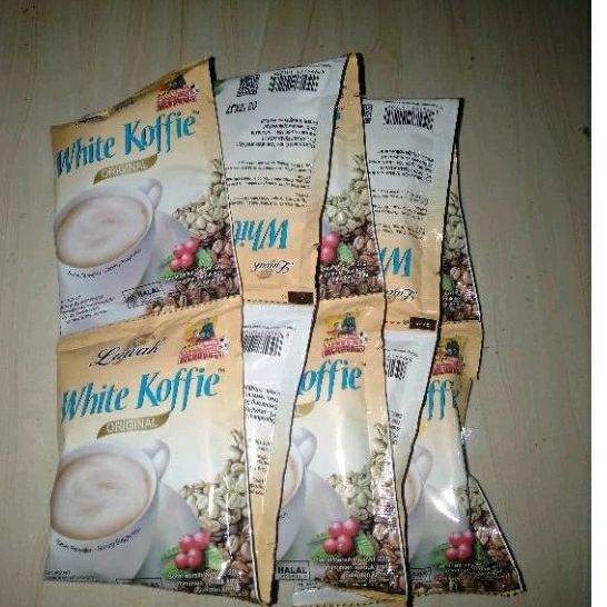 

10pcs/1 Renceng Luwak White Koffi Original Minuman Serbuk Kopi Gula dan Krimer Coffee Instan