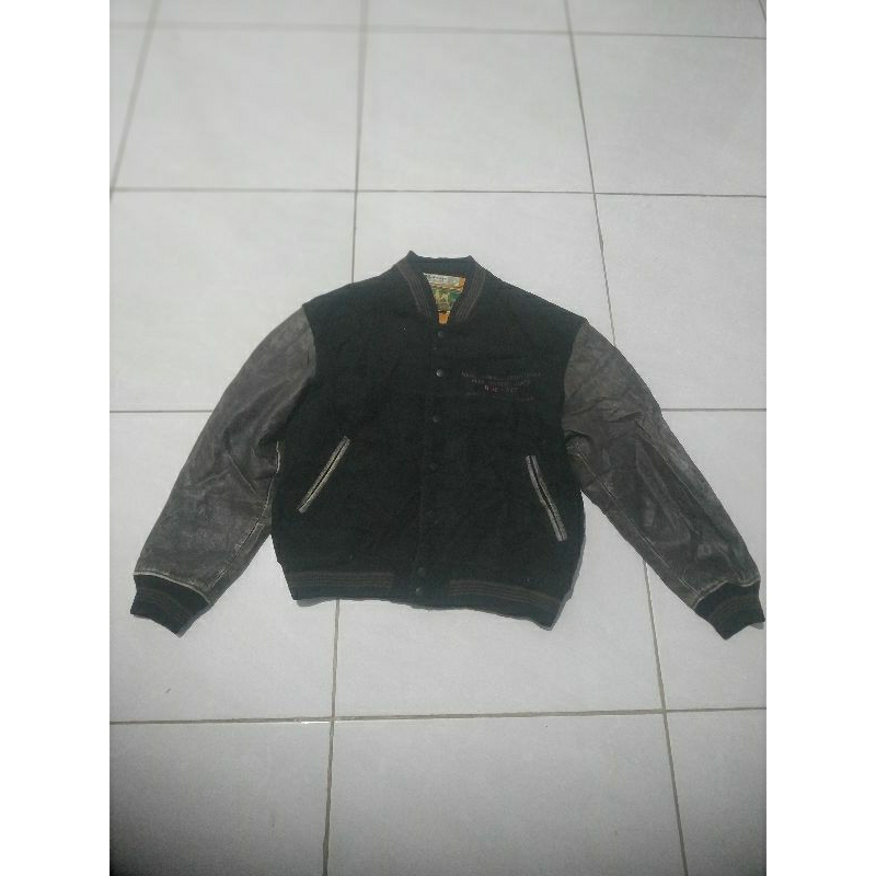 VINTAGE LEATHER MAN JAKET VARSITY PRIA