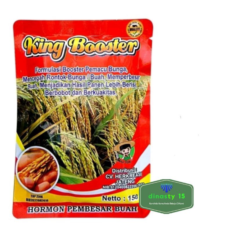 King Booster Untuk Padi 150 Gram Hormon Pembesar Buah King Booster
