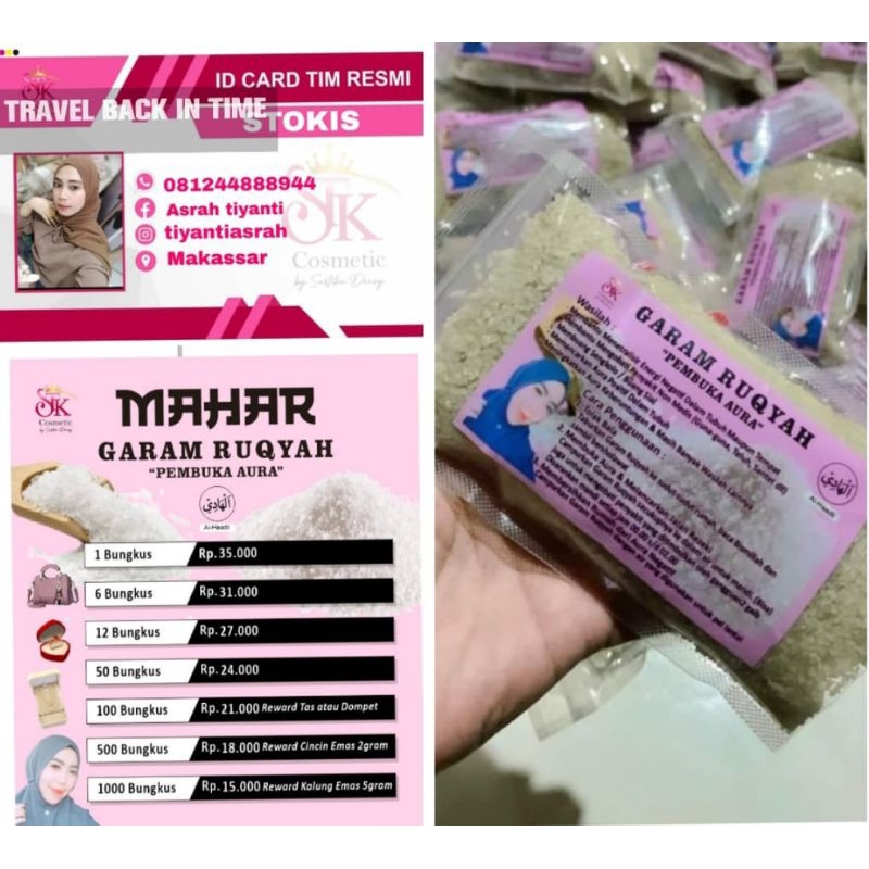 

GARAM RUQYAH "PEMBUKA AURA