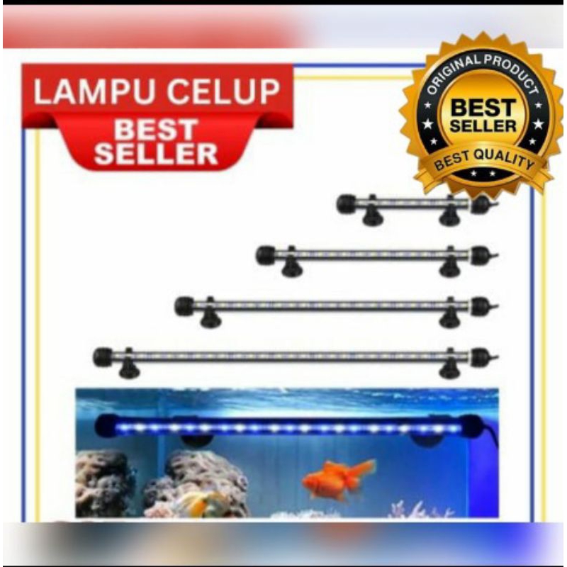 Lampu Aquarium 40Cm Lampu Celup Aquarium Lampu Led Aquarium