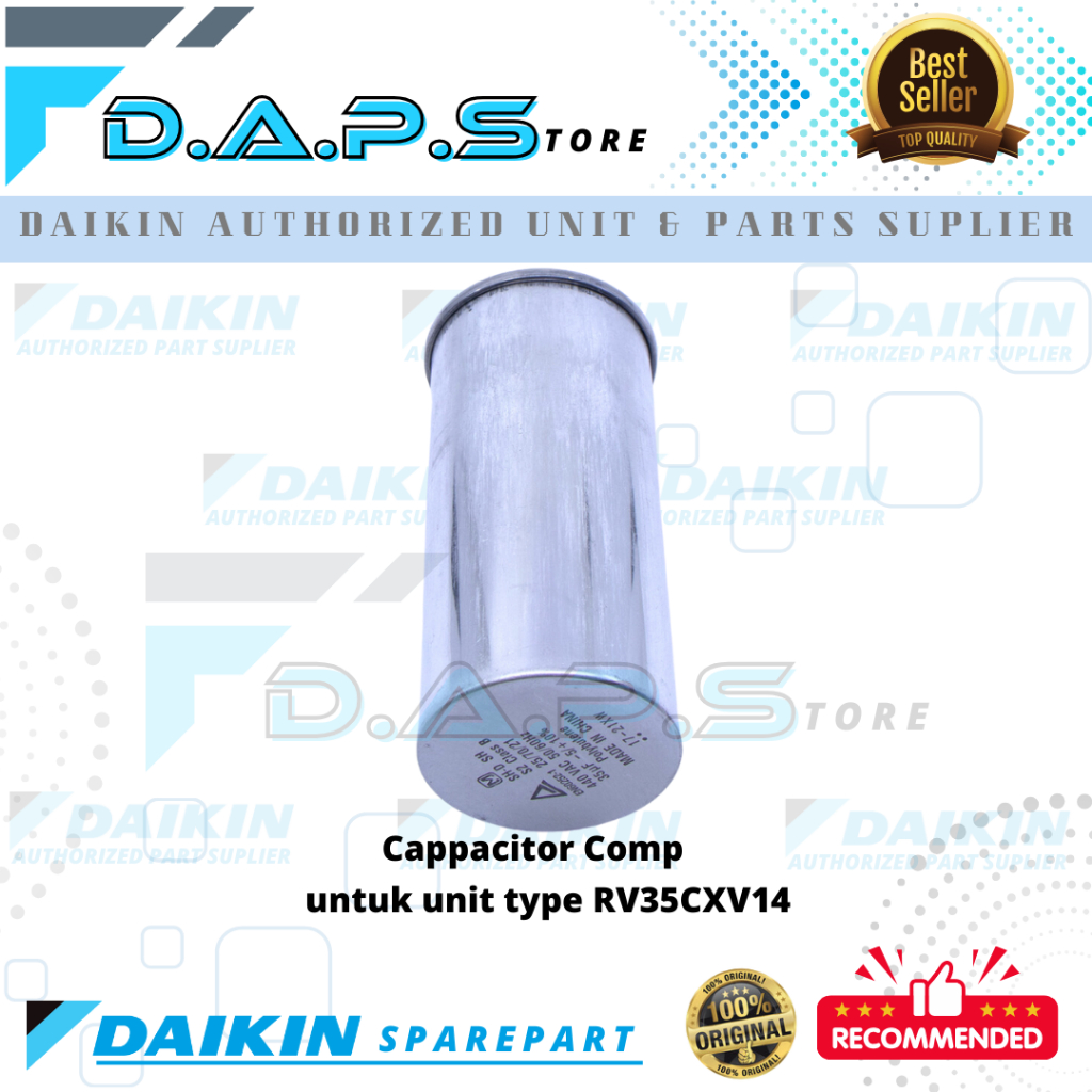 Kapasitor Kompresor - Cappacitor AC DAIKIN Malaysia 1,5 PK RV35CXV14