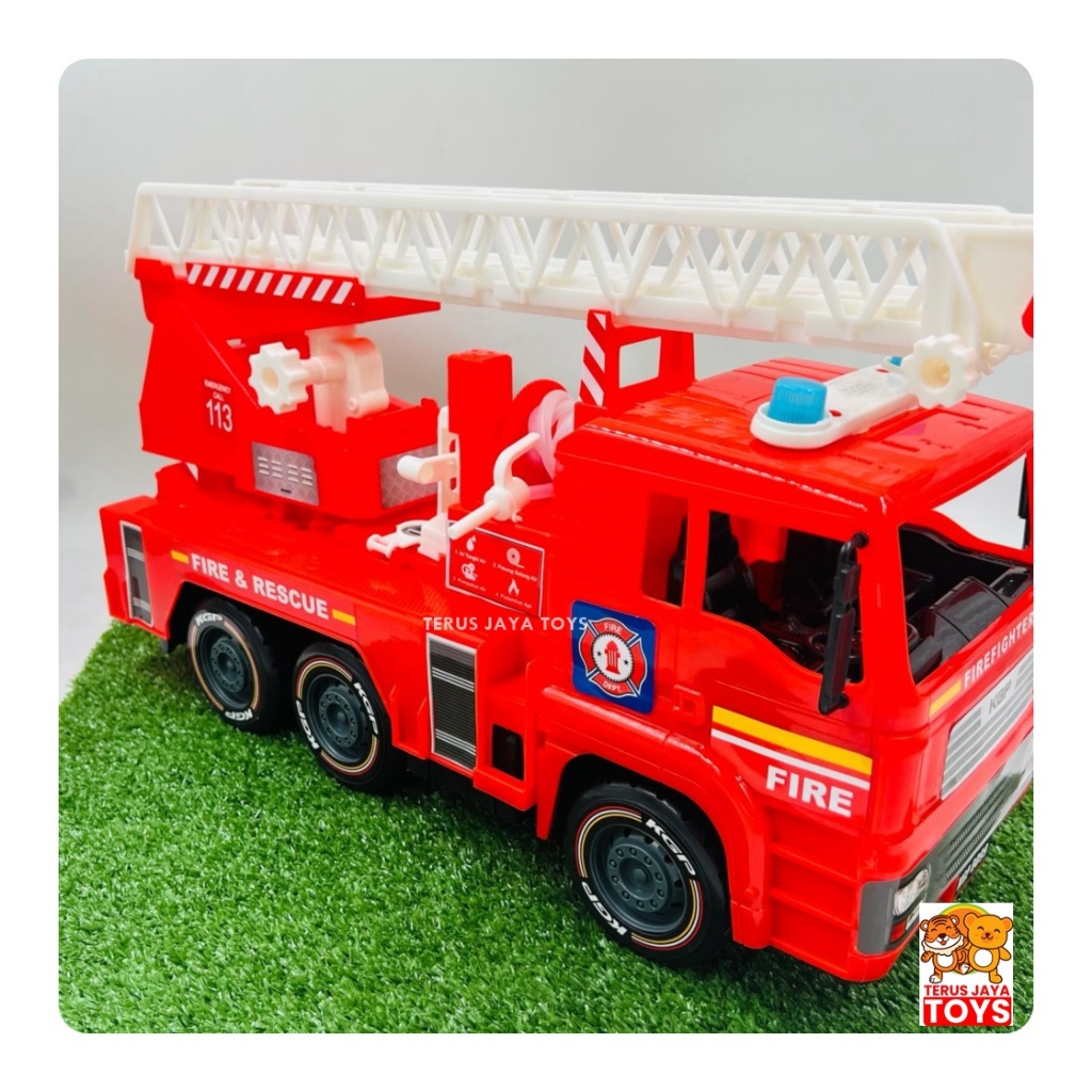 Mainan Mobil Damka Truk Pemadam Fire Truck Besar