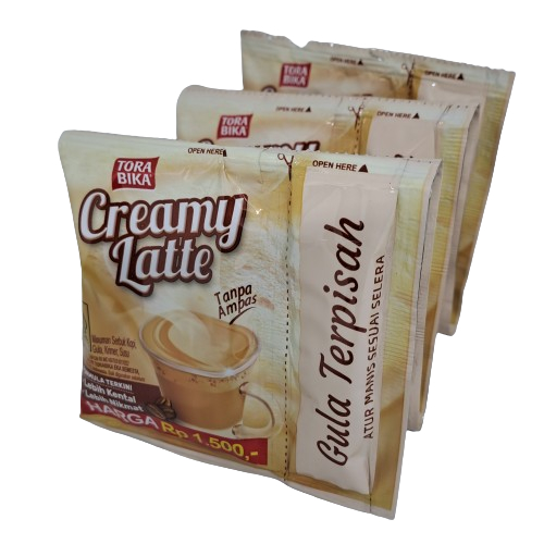 

Kopi TORABIKA CREAMY LATTE 25 gr 1 Renceng